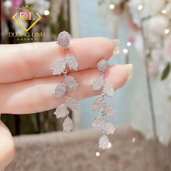 Bông Tai Kim Cương – B802